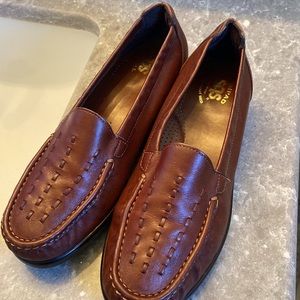 SAS Chestnut Weave Loafers SLIM/EXTRA NARROW